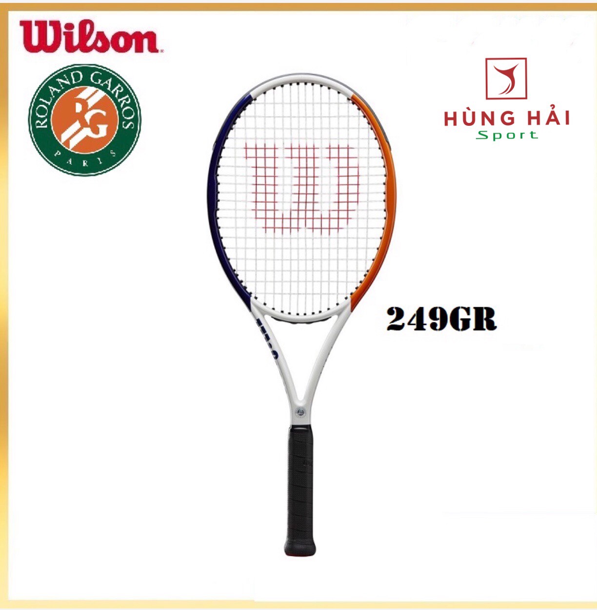 Vợt Tennis Wilson Roland Garros Team Năm 2021 (249gr)